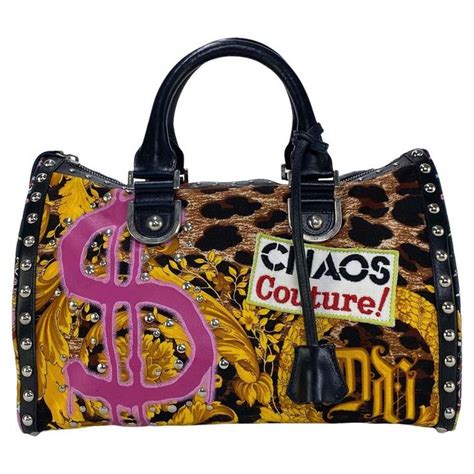 chaos couture versace|S/S 2005 Versace Chaos Couture Studded Archival Print Boston .